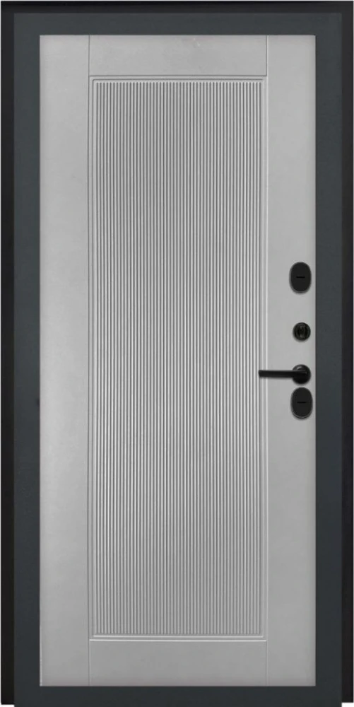 Входная дверь ДвериПРО Л-43 ПВХ 10мм Астрод веллуто гриджио DPRO226495 внутренняя сторона