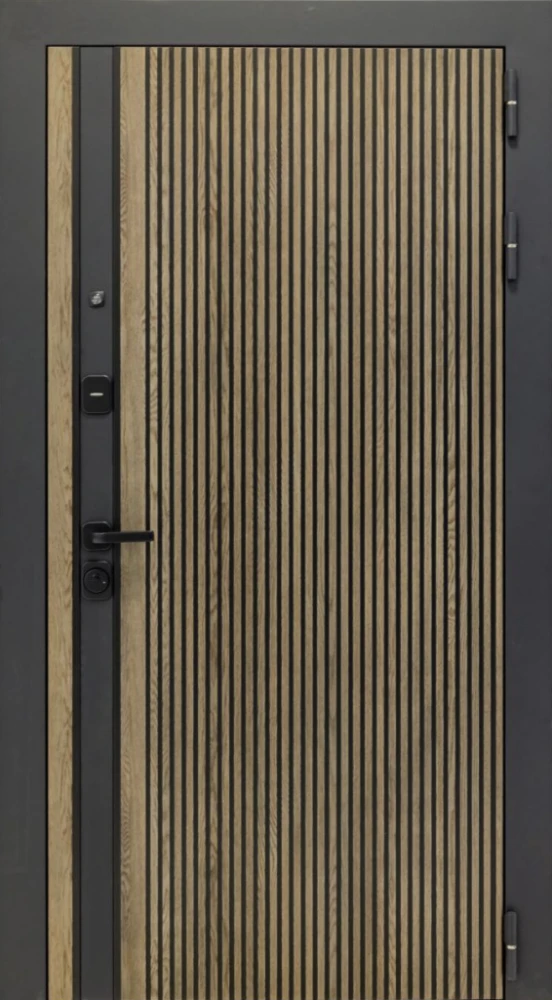 Входная дверь ДвериПРО Росна ФЛ 244 Беленый дуб DPRO228031 внешняя сторона